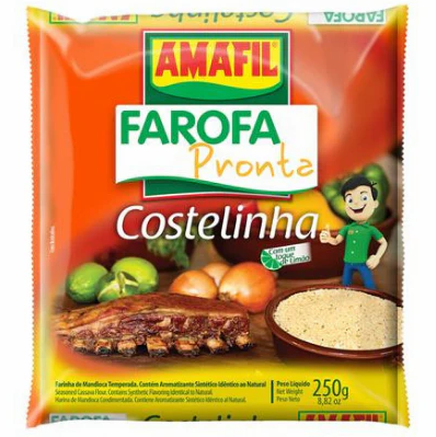 AMAFIL FAROFA MANDIOCA COSTELINHA 250G