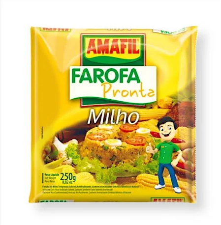 AMAFIL FAROFA PRONTA DE MILHO 250G