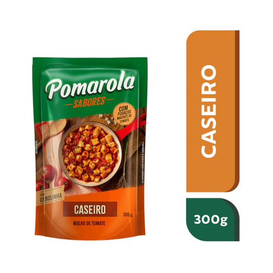 ARISCO POMAROLA MOLHO CASEIRO CEBOLINHA/AZEITONA SACHE 300G