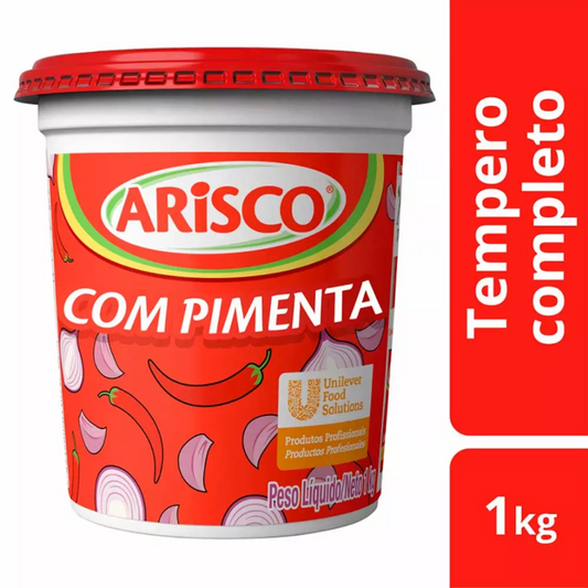 ARISCO TEMPERO COMPLETO COM PIMENTA 1KG