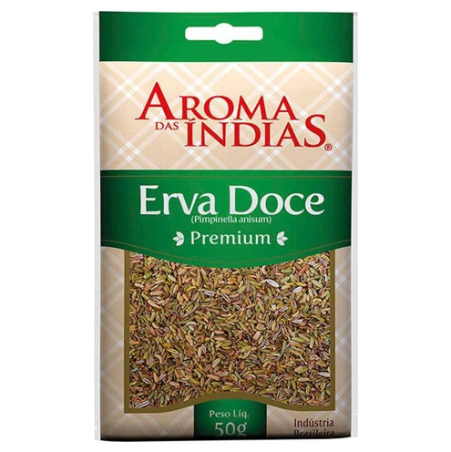 AROMA DAS INDIAS ERVA DOCE PREMIUM 50G