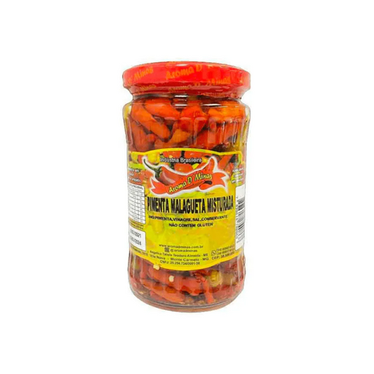 AROMA DE MINAS PIMENTA MALAGUETA MISTA 420G