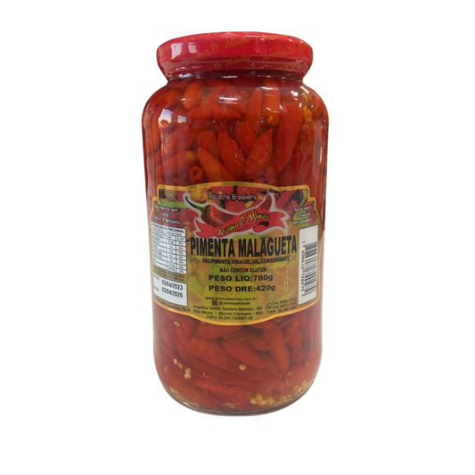 AROMA DE MINAS PIMENTA MALAGUETA VERMELHA 420G