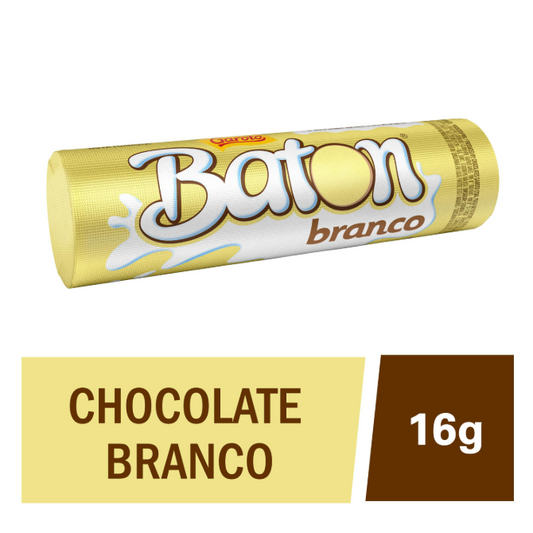 BATON CHOCOLATE BRANCO 16 G