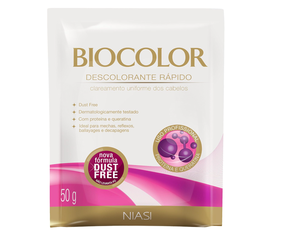 BIOCOLOR DESCOLORANTE PO C/ PROTEINA/QUERATINA 50G