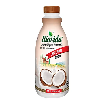 BIOVIDA YOGURT LOW FAT COCONUT SMOOTHIE 32 FL OZ