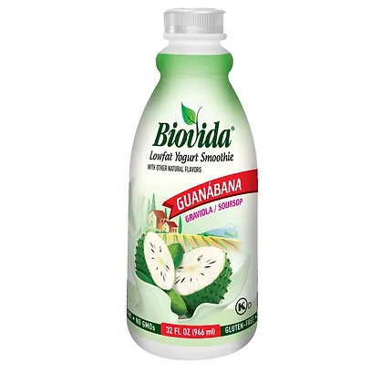 BIOVIDA YOGURT LOW FAT GUANABANA SMOOTHIE 32 FL OZ