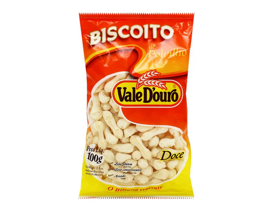 BISCOITO DE POVILHO VALE D' OURO DOCE 100G