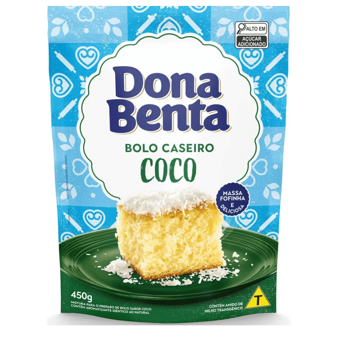 BOLO CASEIRO COCO DONA BENTA 450GR