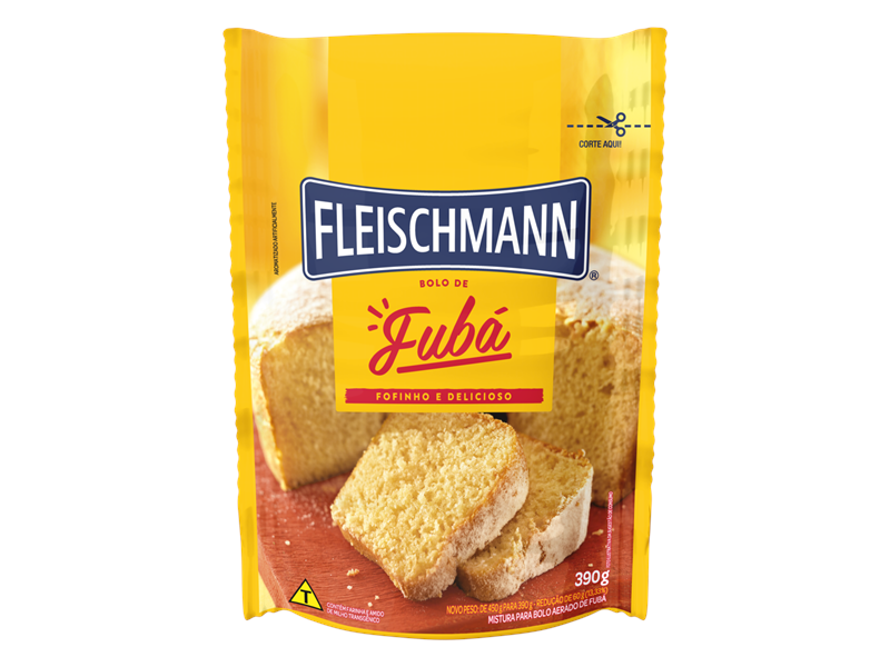 BOLO DE FUBA FLEISCHMANN 390G