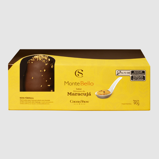 CACAU SHOW MARSHMALLOW MONTEBELLO MOUSSE DE MARACUJA 90G