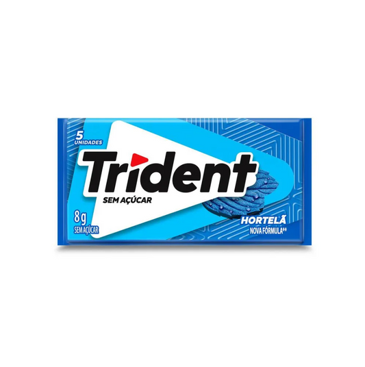 CHICLE TRIDENT HORTELA 8G