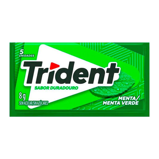 CHICLE TRIDENT MENTA 8G