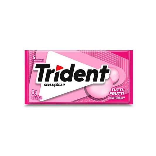 CHICLE TRIDENT TUTTI-FRUTTI 8G