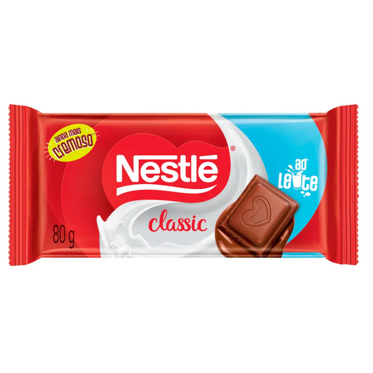 CHOCOLATE  NESTLE CLASSIC CHOC AO LEITE 80G