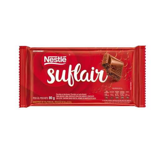 CHOCOLATE NESTLE SUFLAIR AO LEITE 80G