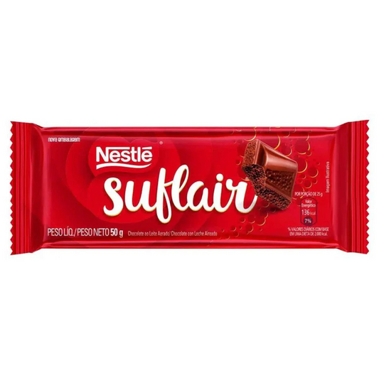 CHOCOLATE NESTLE SUFLAIR CHOCOLATE AO LEITE 50G