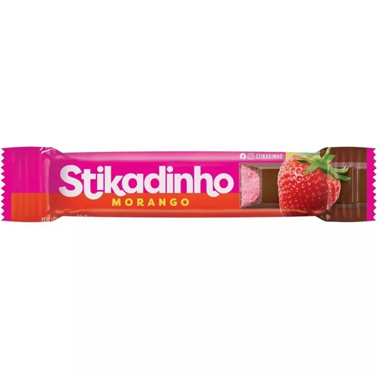 CHOCOLATE STIKADINHO MORANGO NEUGEBAUER 12,3G