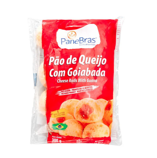 PAO DE QUEIJO PANEBRAS RECHEADO C GOIABADA 300G