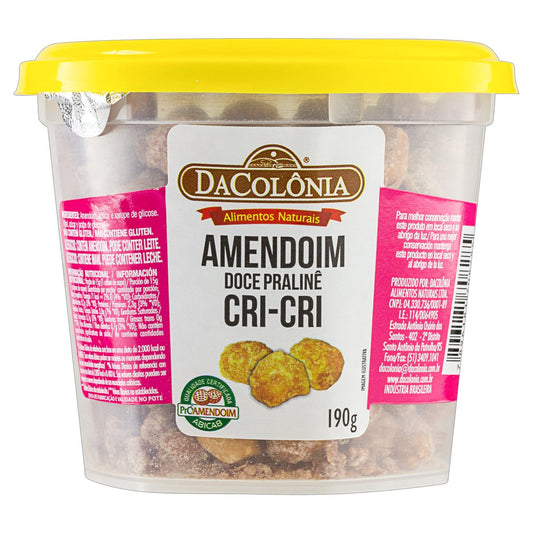 DA COLONIA AMENDOIM DOCE CRI-CRI POTE 190G