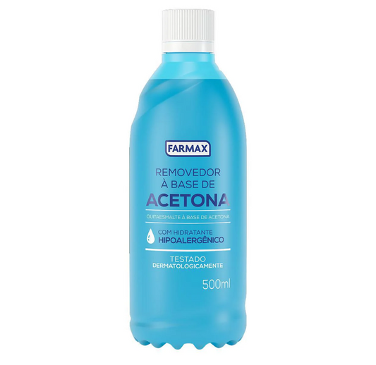 FARMAX ACETONA/REMOVEDOR BASE 500 ML