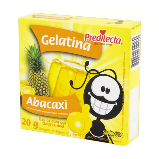 GELATINA EM PO ABACAXI PREDILECTA 20G