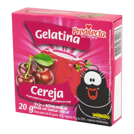 GELATINA EM PO CEREJA PREDILECTA 20G